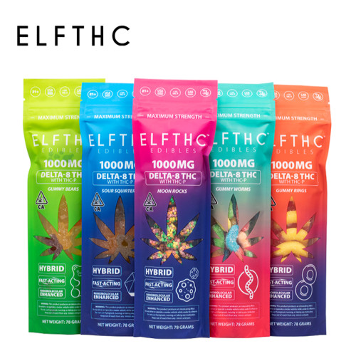 ELFTHC EDIBLES DELTA 8 + THC-P GUMMIES 1000MG/7CT/PK